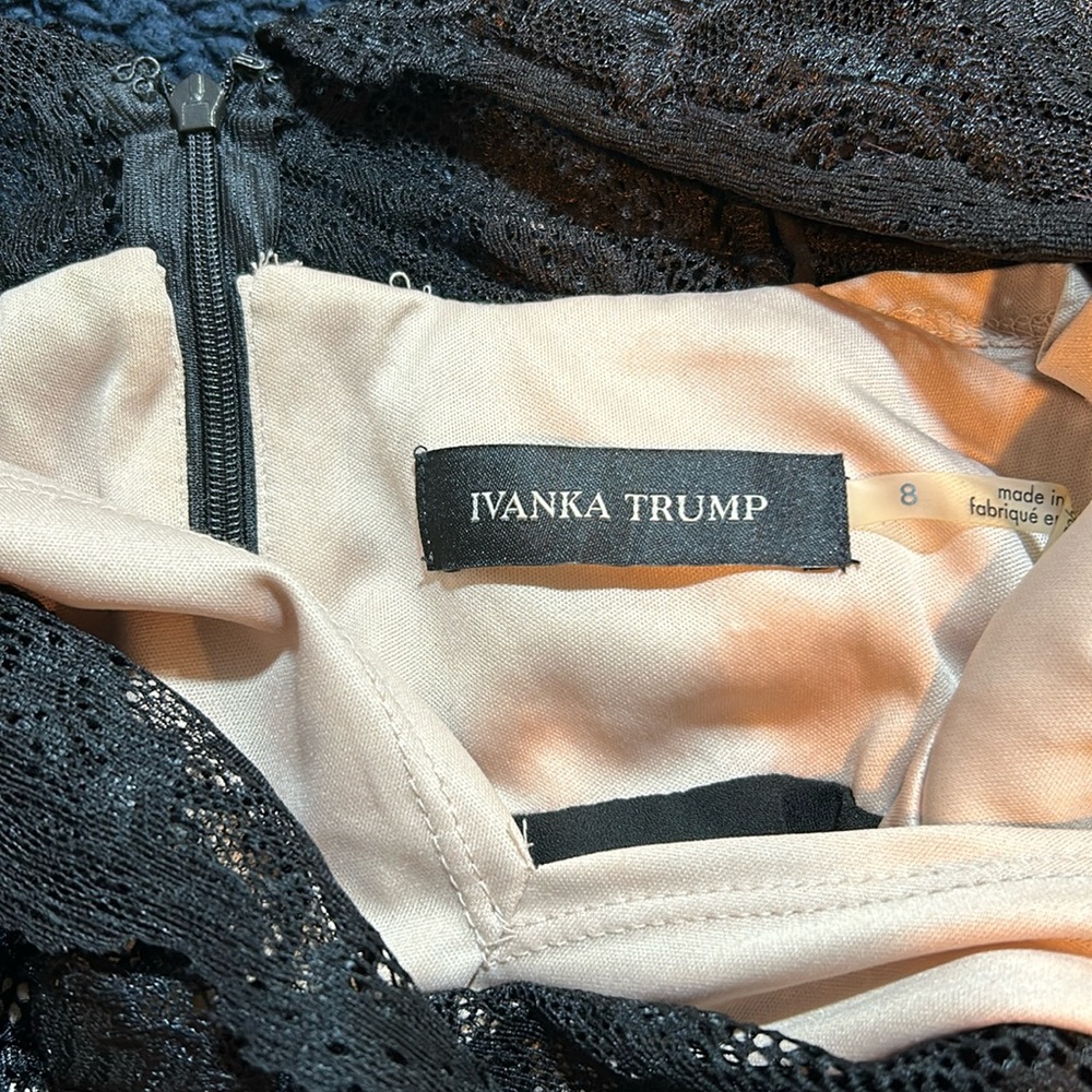 Ivanka Trump party dress lace overlay